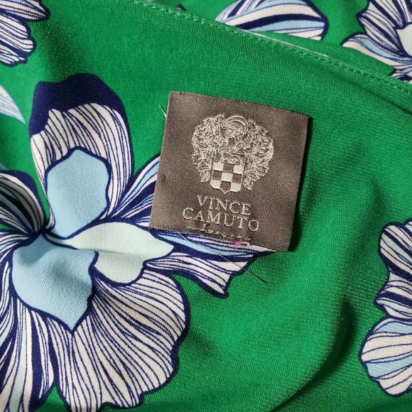 Vince Camuto size *Medium* Green Floral Stretchy Dress *Please Read* - Picture 6 of 9